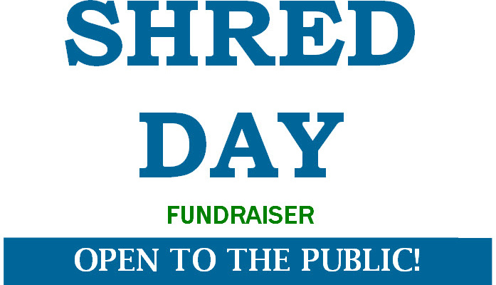 Shred Day sign